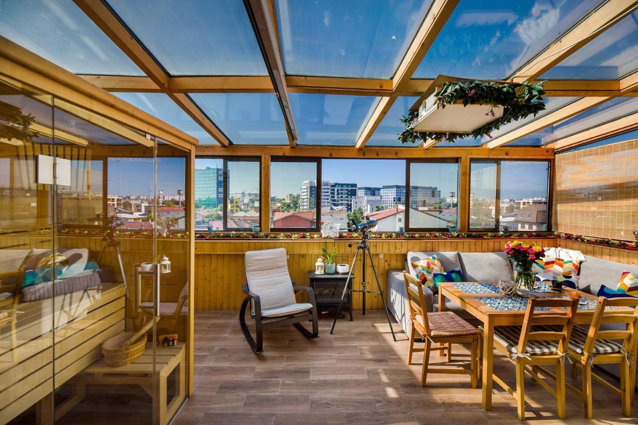 Bucharest Penthouse With Sauna And Terrace Eksteriør bilde