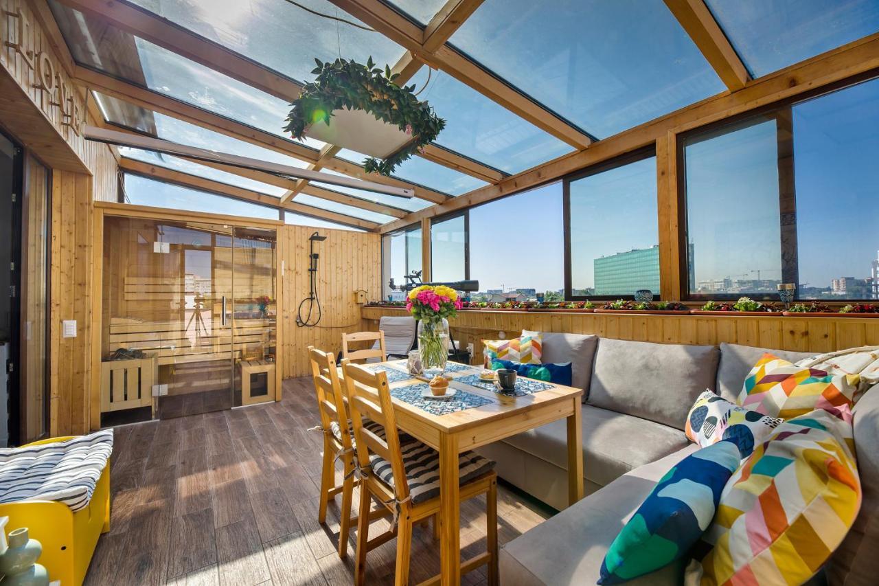Bucharest Penthouse With Sauna And Terrace Eksteriør bilde
